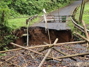 Dana Rp 2 Miliar untuk Perbaikan Jalan Ambles Juwuk Bali-Penatahan Bangli