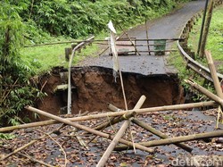 Dana Rp 2 Miliar untuk Perbaikan Jalan Ambles Juwuk Bali-Penatahan Bangli