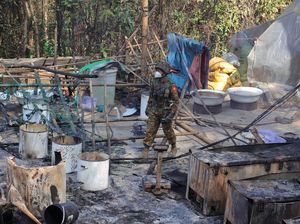 Junta Myanmar Gerebek 3 Pabrik Narkoba Terbesar di Tengah Hutan