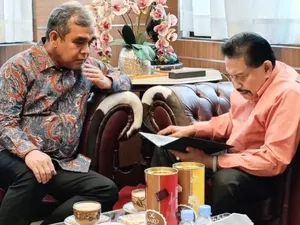 Ketua MPR Bertemu Hendropriyono, Bahas Intelijen Hingga Masalah Global