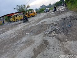Lapor Pak Bupati, Jalan Ismail Harun Deli Serdang Rusak Parah