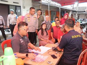 Kapolresta Tangerang Turunkan Tim Medis di Lokasi Banjir Jayanti