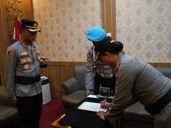 Ikuti Sespimmen Polri, Kompol Putu Diah Serahkan Jabatan Wakapolres Gianyar