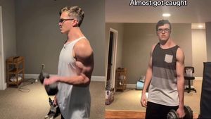 Penampakan Pemuda yang Cuma Latih Satu Sisi Tubuh, Hasilnya Otot Besar Sebelah