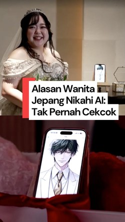 Video Senangnya Wanita Jepang Nikahi AI: Tak Pernah Cekcok