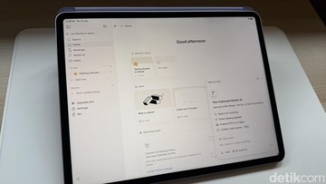 Notion di iPad: Produktivitas Maksimal, Lebih Mudah.