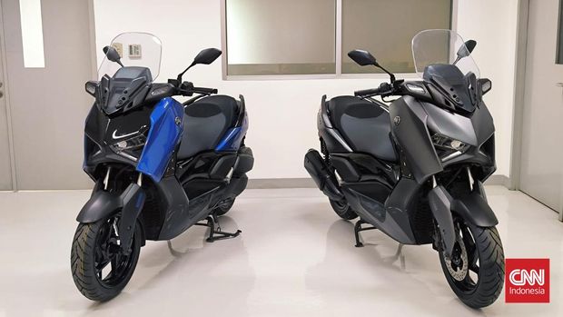 Yamaha Xmax Connected punya dua varian warna baru yang meluncur pada Rabu (14/1/2025), Metallic Blue dan Ceramic Grey.