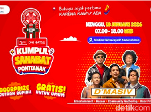 Jangan Sampai Terlewat! Daihatsu Kumpul Sahabat 2026 Hadir di Pontianak