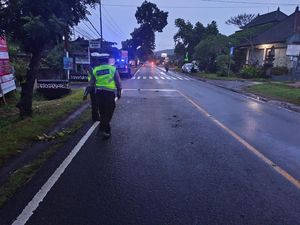 Hindari Genangan Air, Mahasiswa Tewas Terlindas Truk di Jalur Denpasar-Gilimanuk