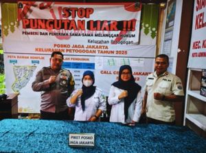 Siaga Banjir, Polres Jaksel Sinergi Kelurahan-Warga di Posko Petogogan