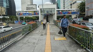 JPO Sarinah Dibangun Kembali, Terintegrasi Halte TransJakarta