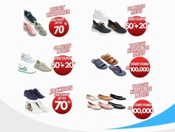 Beli Sandal & Sepatu di Transmart Full Day Sale Bisa Diskon hingga 70%