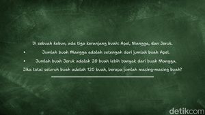 Seru-seruan Latih Logika Lewat Teka-teki Ini, Bisa Jawab 10 Detik?