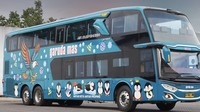 PO Garuda Mas Rilis Bus Tingkat 'Baru' Rute Tangerang-Malang, Livery-nya Unik