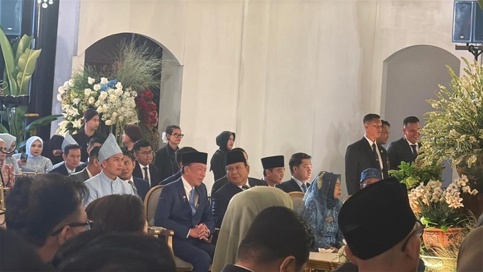 Saksi Pernikahan Sekpri Prabowo, Prabowo & Jokowi Hadiri Acara