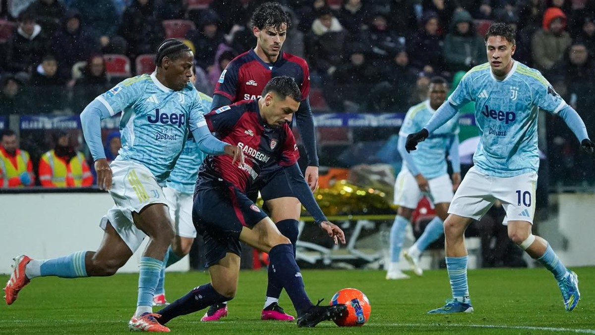 Juventus melawan Cagliari. (Foto: NurPhoto via Getty Images/NurPhoto)