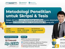 Tak Lagi Bingung Metodologi, Belajar Riset Terintegrasi AI di Bootcamp Online
