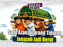 Mitos atau Fakta: Larangan Berbaring Waktu Azan Bikin Jenazah Berat