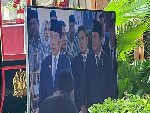 Momen Prabowo dan Jokowi jadi saksi nikah Agung Surahman (Anggi/detikcom)