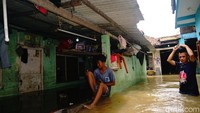 Permukiman Teluk Pucung Bekasi Utara Kebanjiran