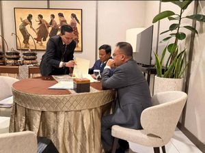 Prabowo Bertemu Dasco Sebelum Bertolak ke London, Bahas Apa?