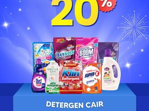 Beli Deterjen Cair di Transmart Full Day Sale Diskon 20%