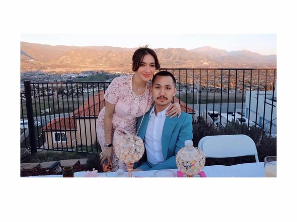 Momen Angel Karamoy Dapat Kejutan Ultah dari Gusti Ega di San Bernardino