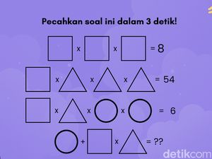 Tebak-tebakan Buat Si Paling Cermat, Bisa Jawab Pola Matematika Ini dengan Cepat?