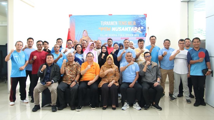 Buka Turnamen Tenis Meja, Plt Sekjen MPR Tekankan Sportivitas-Silaturahmi