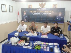 Polisi Bongkar Lab Narkotika di Samarinda, Sabu Dicampur Obat Sakit Kepala