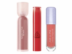 Review 3 Lip Stain Glossy: 3CE, Dear Me Beauty & MOP Beauty