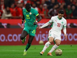 Lalu gantian Maroko yang dapat penalti di menit ke-90+8. Brahim Diaz dilanggar. (Foto: Siphiwe Sibeko/REUTERS)
