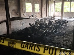 Kebakaran Hanguskan 19 Motor di Tempat Penitipan Depan Stasiun Bogor