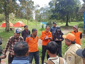 Hari Kedua Pencarian Pendaki Mongkrang yang Hilang, Tim SAR Gunakan Drone