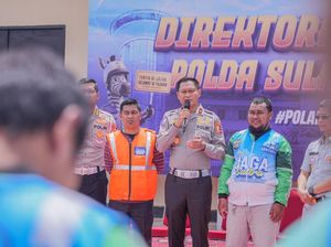 Polantas Menyapa, Dirgakkum Korlantas Sapa Komunitas Ojol hingga Relawan Perlintasan Polda Sultra