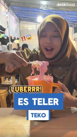 Video: Luber! Es Teler di Teko hingga Baskom Ini Jadi Tren
