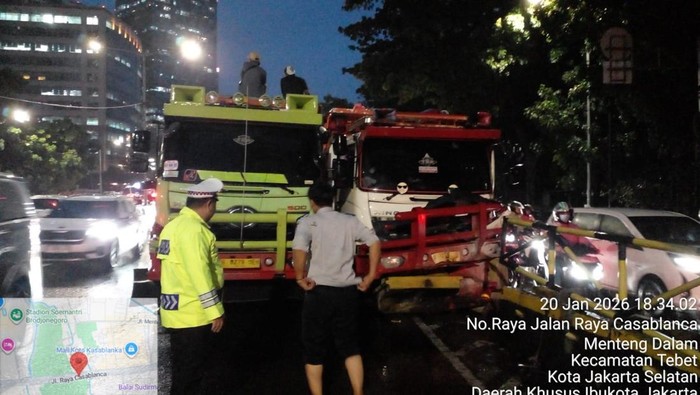 Truk Celaka di Casablanca Tak Berdampak Kematian, Kemacetan Berlanjut