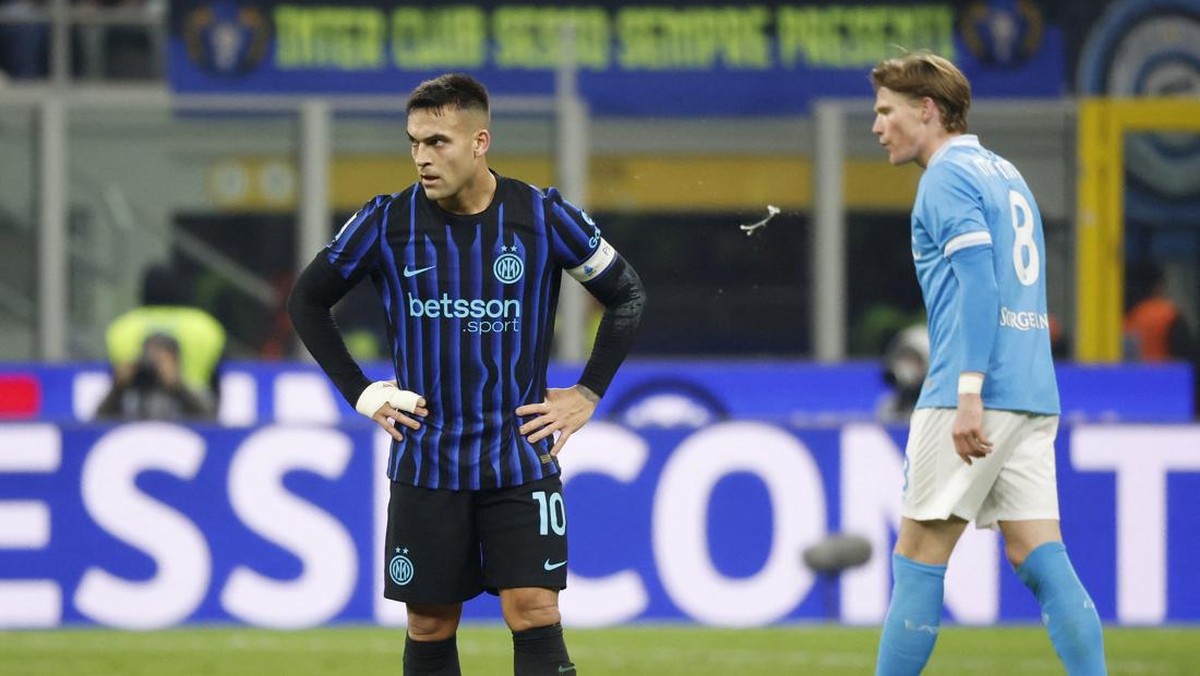 Inter Milan masih sulit mengalahkan tim-tim besar musim ini. (REUTERS/Alessandro Garofalo)