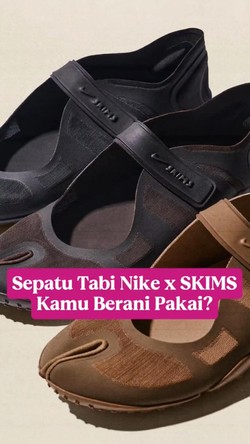 Video Sepatu Unik Nike x SKIMS Kim Kardashian, Berani Pakai?