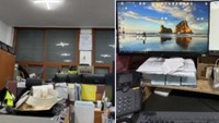 Turis China Foto-foto di Kantor Polisi Busan, Warga Gempar