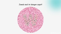 Tes Buta Warna, Bisa Lihat Huruf di Gambar Ini dan Tebak Jawabannya?