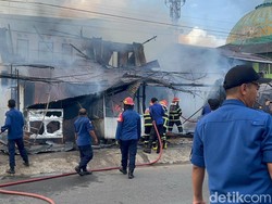 Kebakaran Kios di Jambi, Satu Orang Tewas