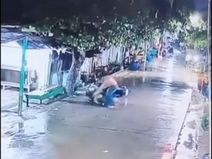 Apes! Maling di Semarang Kabur Tinggalkan Motor Usai Jatuh Saat Dikejar Warga