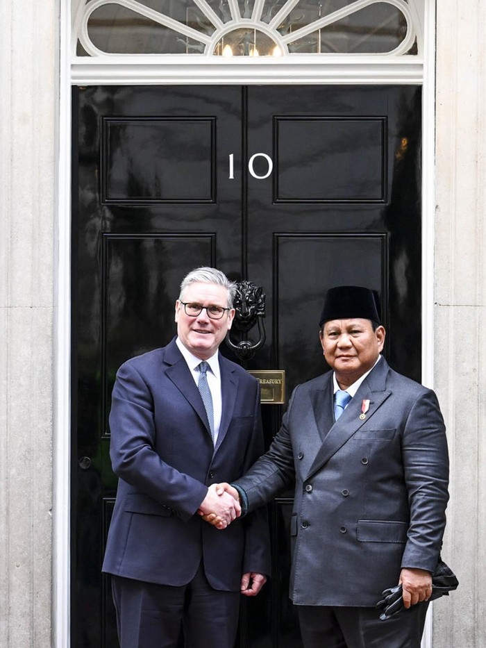 Prabowo bertemu PM Inggris Starmer di London