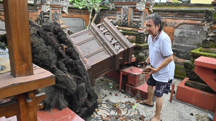 Puting Beliung Menyerang Denpasar, Puluhan Rumah Rusak