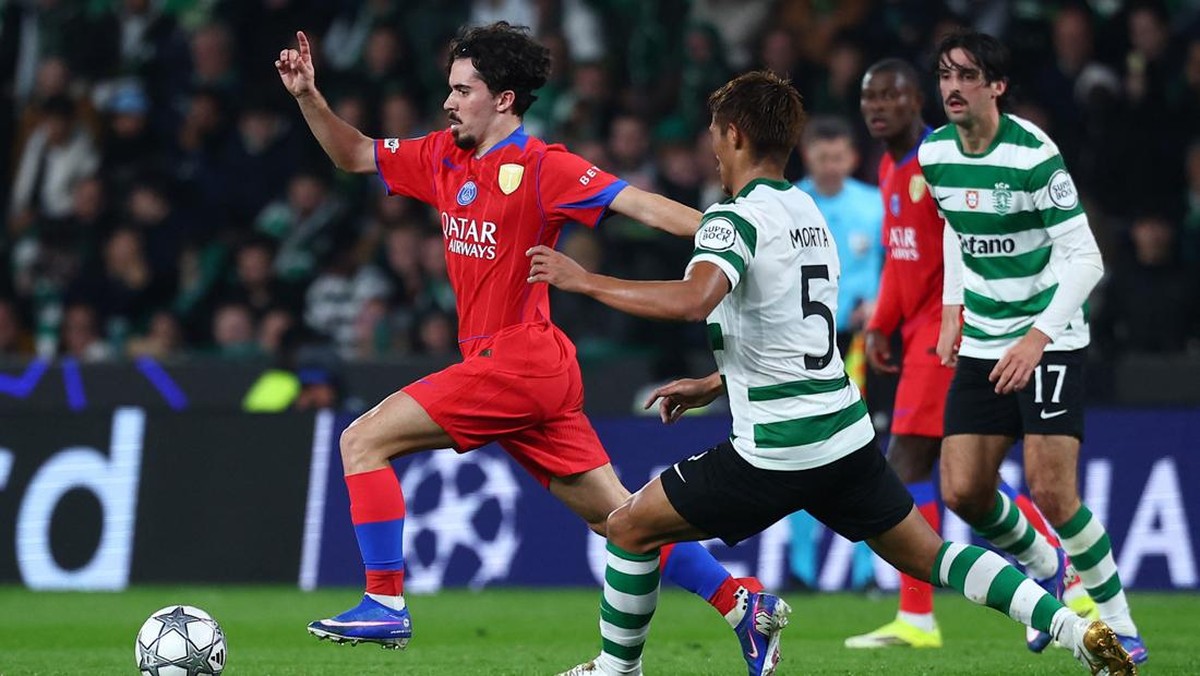 Paris Saint-Germain kalah 1-2 dari Sporting CP di Liga Champions (Foto: REUTERS/Pedro Nunes)