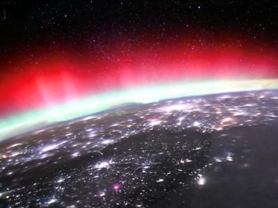 Aurora Borealis Terlihat Indah dari Luar Angkasa