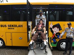 Bus Sekolah Ramah Disabilitas Mulai Beroperasi di Jakarta