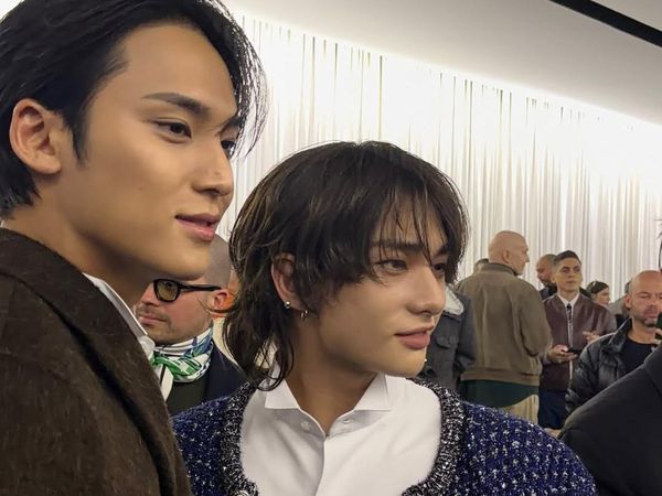 Adu Ganteng Hyunjin Stray Kids & Mingyu SEVENTEEN di Fashion Show Dior