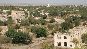 Potret Kota Mati Agdam yang Hancur Lebur Imbas Perang